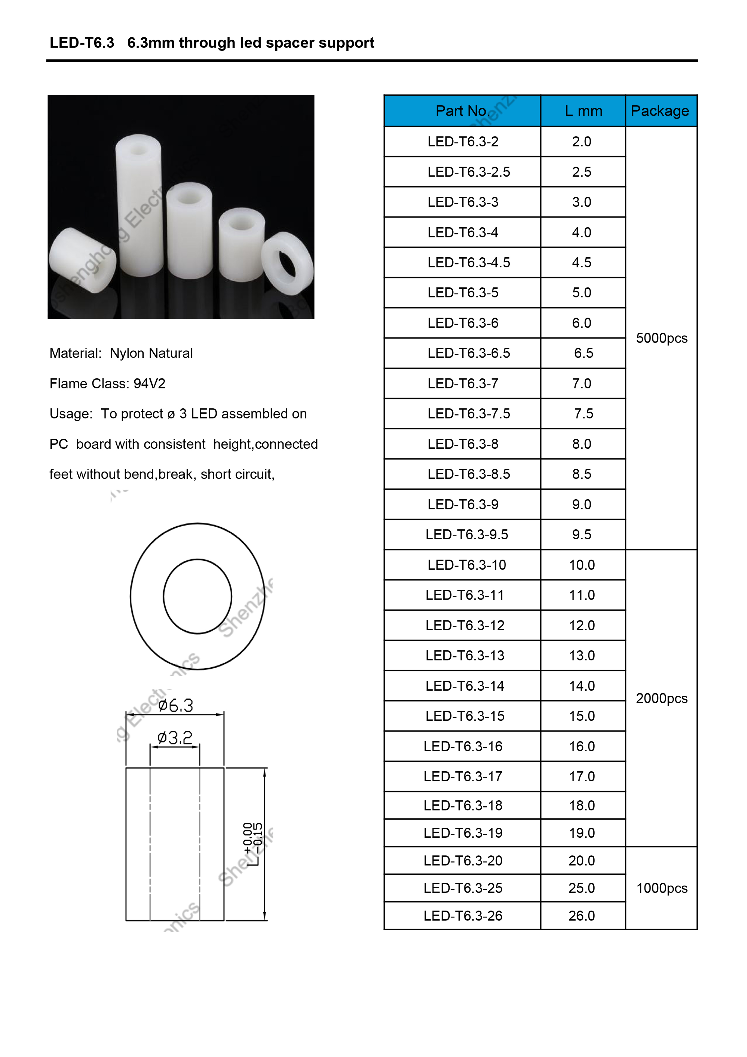 3-007 LED-T6.3  6.3mm Through-hole LED spacer support.jpg