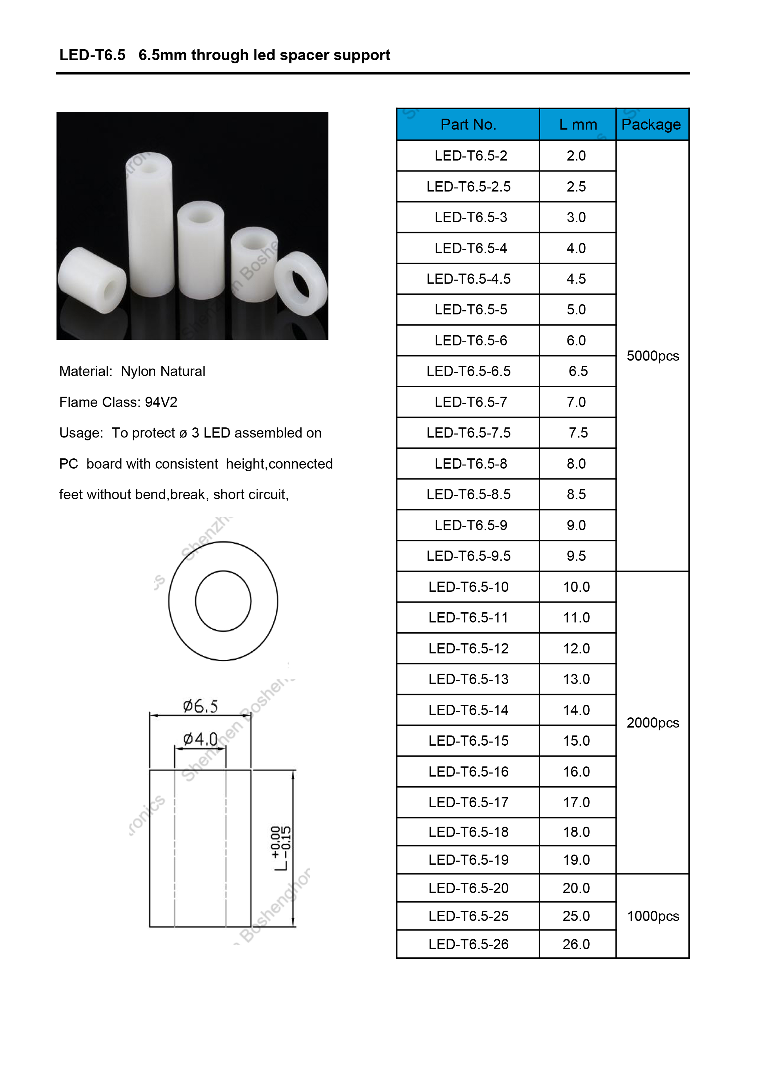 3-008 LED-T6.5  6.5mm Through-hole LED spacer support.jpg