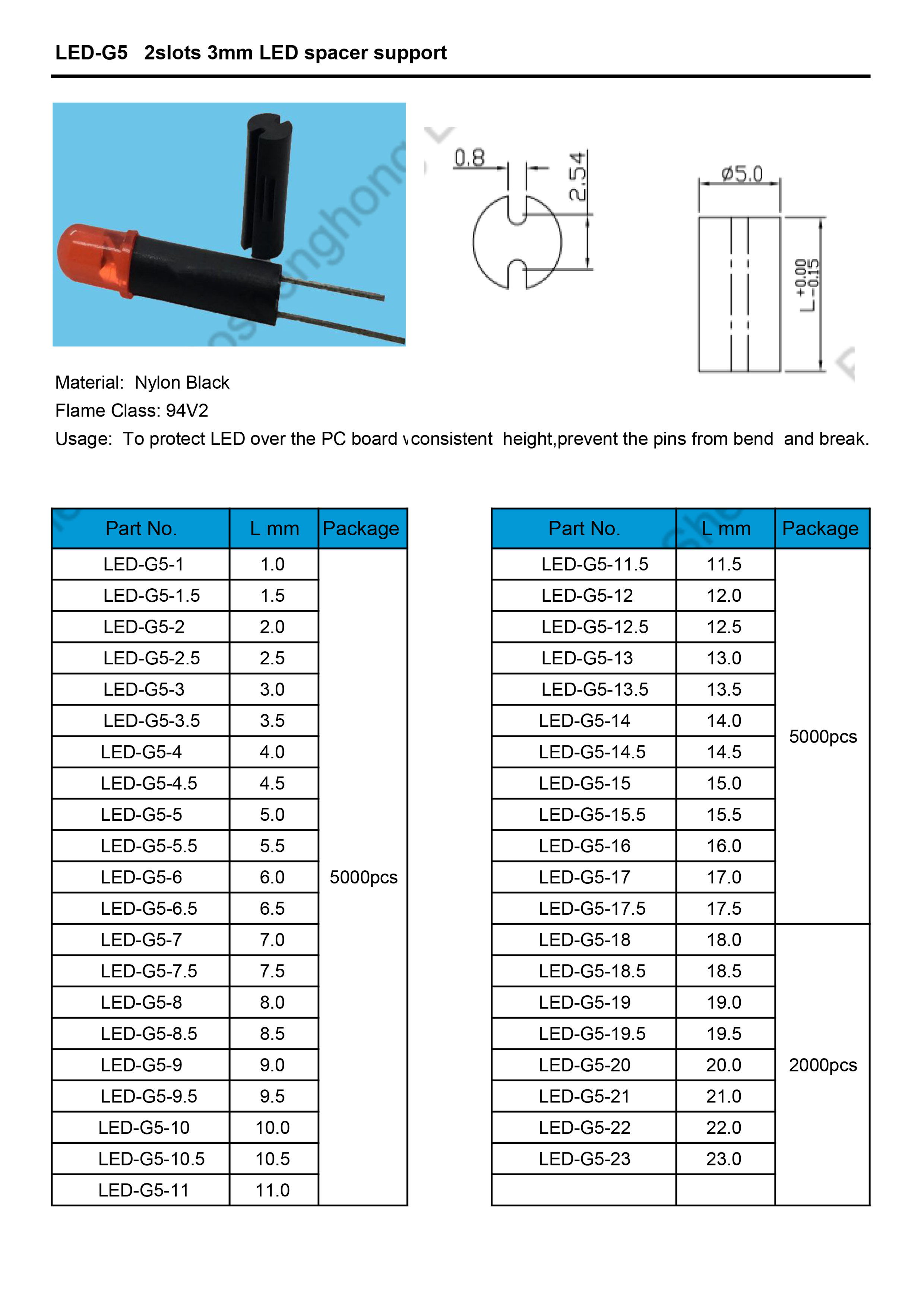 3-012 LED-G5 2slots LED spacer support.jpg